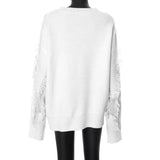 Clara | Übergroßer Pullover mit Quasten für Damen