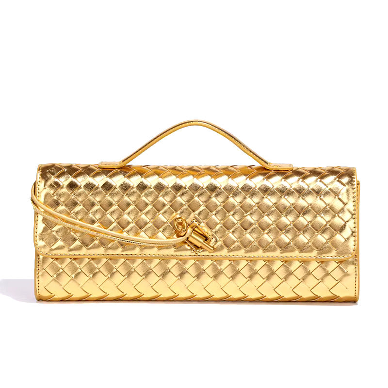 Gewebte Clutch-Tasche für Damen | Strukturiert