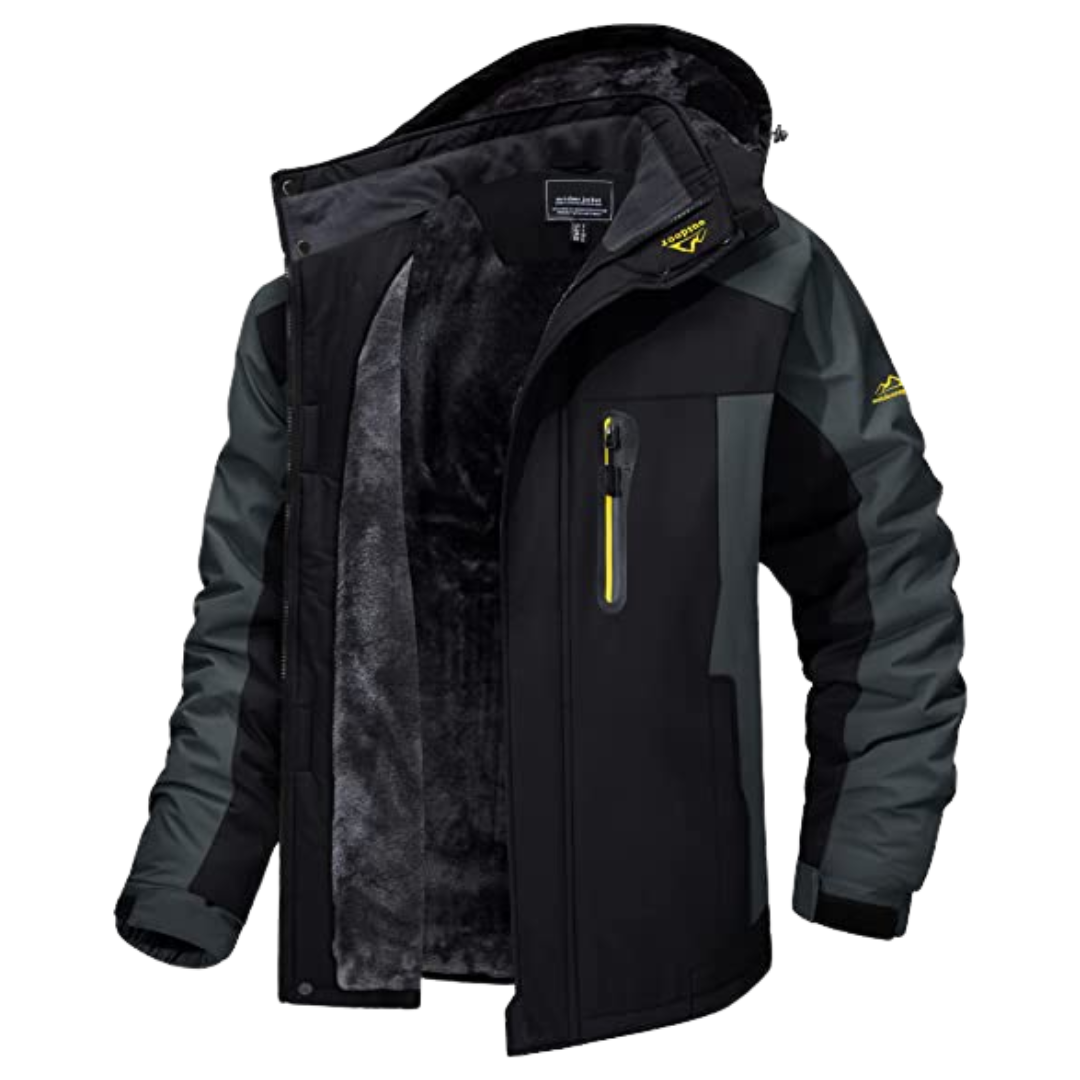 Joross | Strapazierfähige Herren-Outdoorjacke - Wasserabweisend und Winddicht