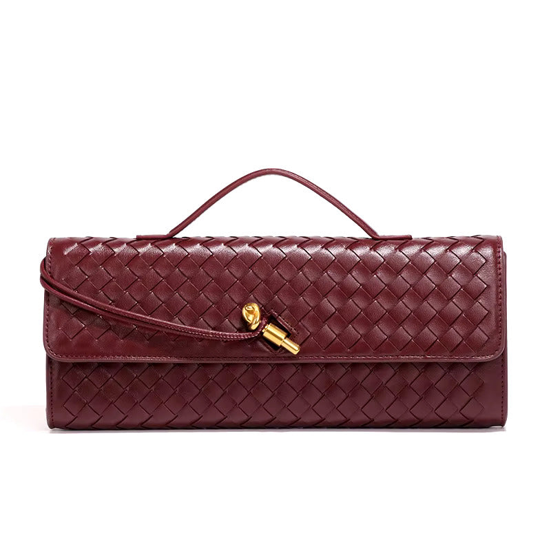 Gewebte Clutch-Tasche für Damen | Strukturiert
