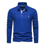 JARREN | Herren Langarm-Polo-Shirt