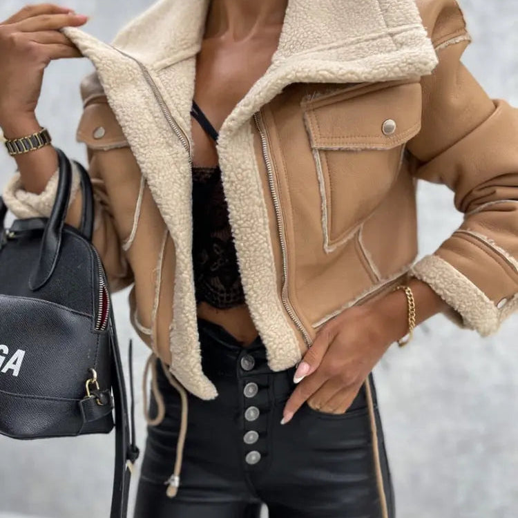 Dina - Kunstlederjacke