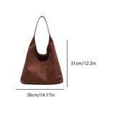 Elisa - Wildleder Tote Tasche