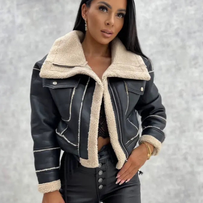 Dina - Kunstlederjacke