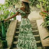 Diva – Gemustertes Maxikleid