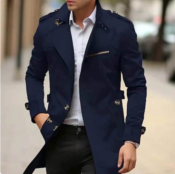 Maximilian | Stilvoller Casual-Trenchcoat für Herren