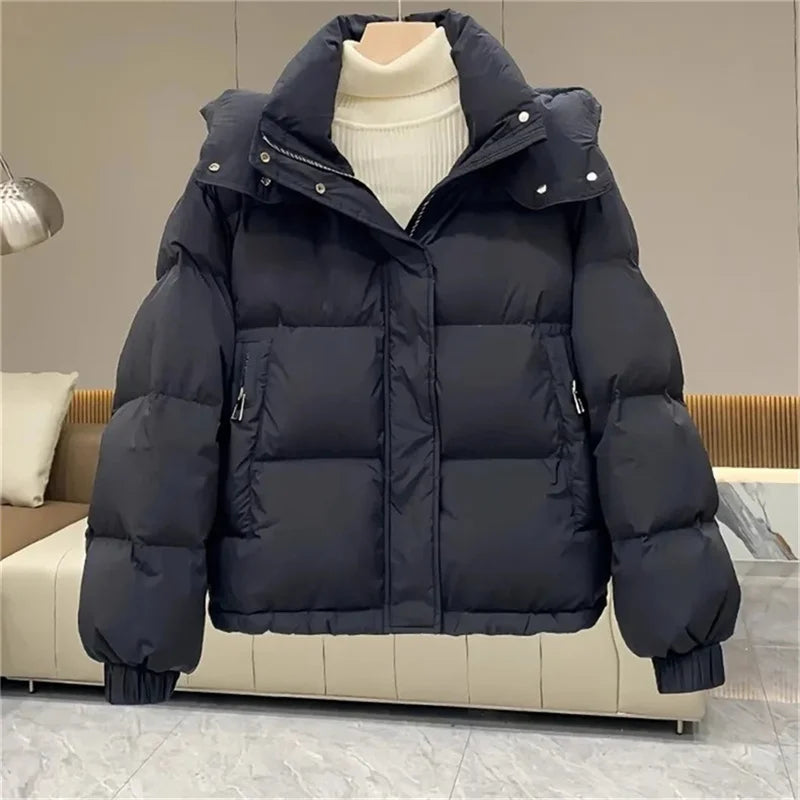Kurze - Damen Winterjacke Stepp
