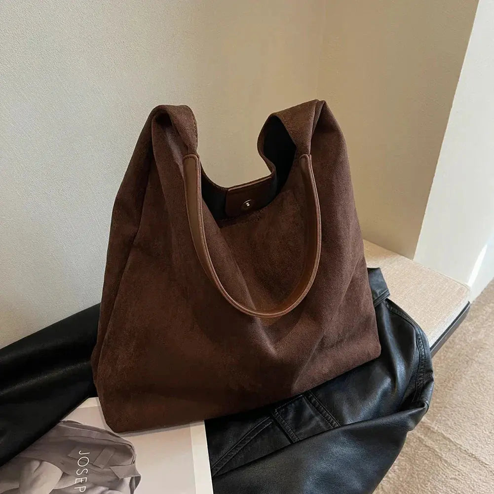 Elisa - Wildleder Tote Tasche