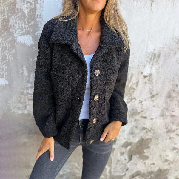 Selvano™ Kurze Jacke mit Revers