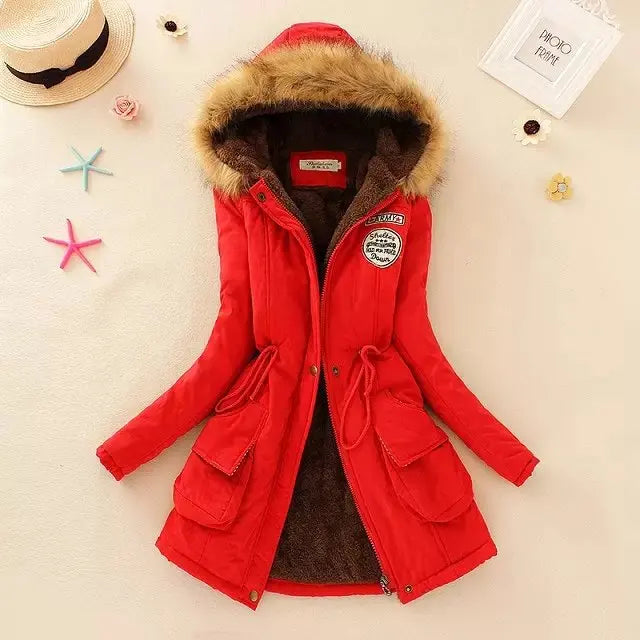 HILDE | Damen Winterjacke mit Kapuze – Warm und Gefüttert