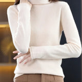 MERINA | Strickpullover mit Woll-Rollkragen
