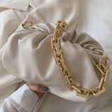 Verena | Moderne Damen-Tasche mit goldener Kette