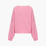 Rahel | Weiche Strickjacke mit Schleife