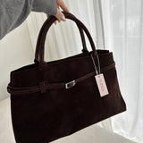 Zella - Wildleder Schultertasche für Damen