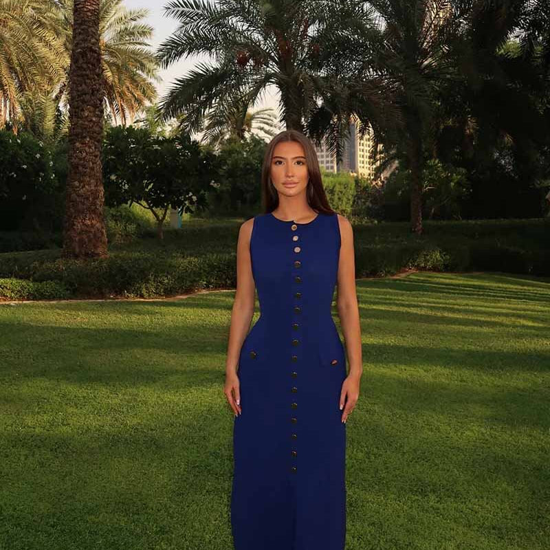 EleganceMode – Langes Maxikleid Damen