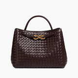 Carlee | Geflochtene Mini-Tasche mit edlem Akzent