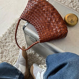 Liese – Schultertasche mit Flechtdesign