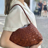 Liese – Schultertasche mit Flechtdesign