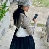 Liese – Schultertasche mit Flechtdesign