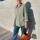 Liese – Schultertasche mit Flechtdesign