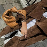 Ella | Wildleder Trenchcoat