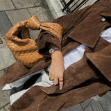 Molly – Kunstwildleder Trenchcoat