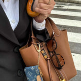 Zelinda | Stilvolle Bucket-Bag aus Kunstleder