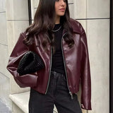 Mirabelle – Damen Kunstlederjacke
