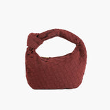 Ilyse | Geflochtene Mini-Tasche aus Wildleder