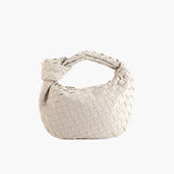 Ilyse | Geflochtene Mini-Tasche aus Wildleder