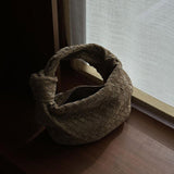 Elicia | Geflochtene Hobo-Tasche mit Knoten-Detail – Stilvoll und einzigartig