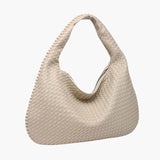 Charlyne | Große geflochtene Hobo-Tasche