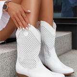 Elegante flache Stiefel | Komfortable, modische Schuhe