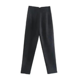 Plisseehose mit hoher Taille