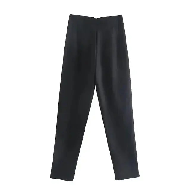 Plisseehose mit hoher Taille