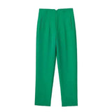 Plisseehose mit hoher Taille
