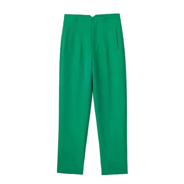 Plisseehose mit hoher Taille