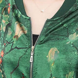 Lustra - Damen Blusenjacke mit Blumenmuster
