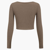 Amira - Asymmetrisches Langarmshirt
