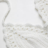 Nora – Gehäkeltes Neckholder-Crop-Top