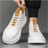Mikee | Zeitlose Klassische Weiße Herrensneaker