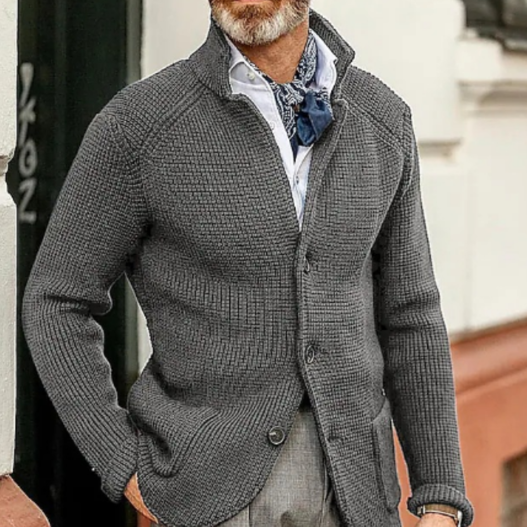 Brix | Eleganter und Bequemer Herren Strickcardigan