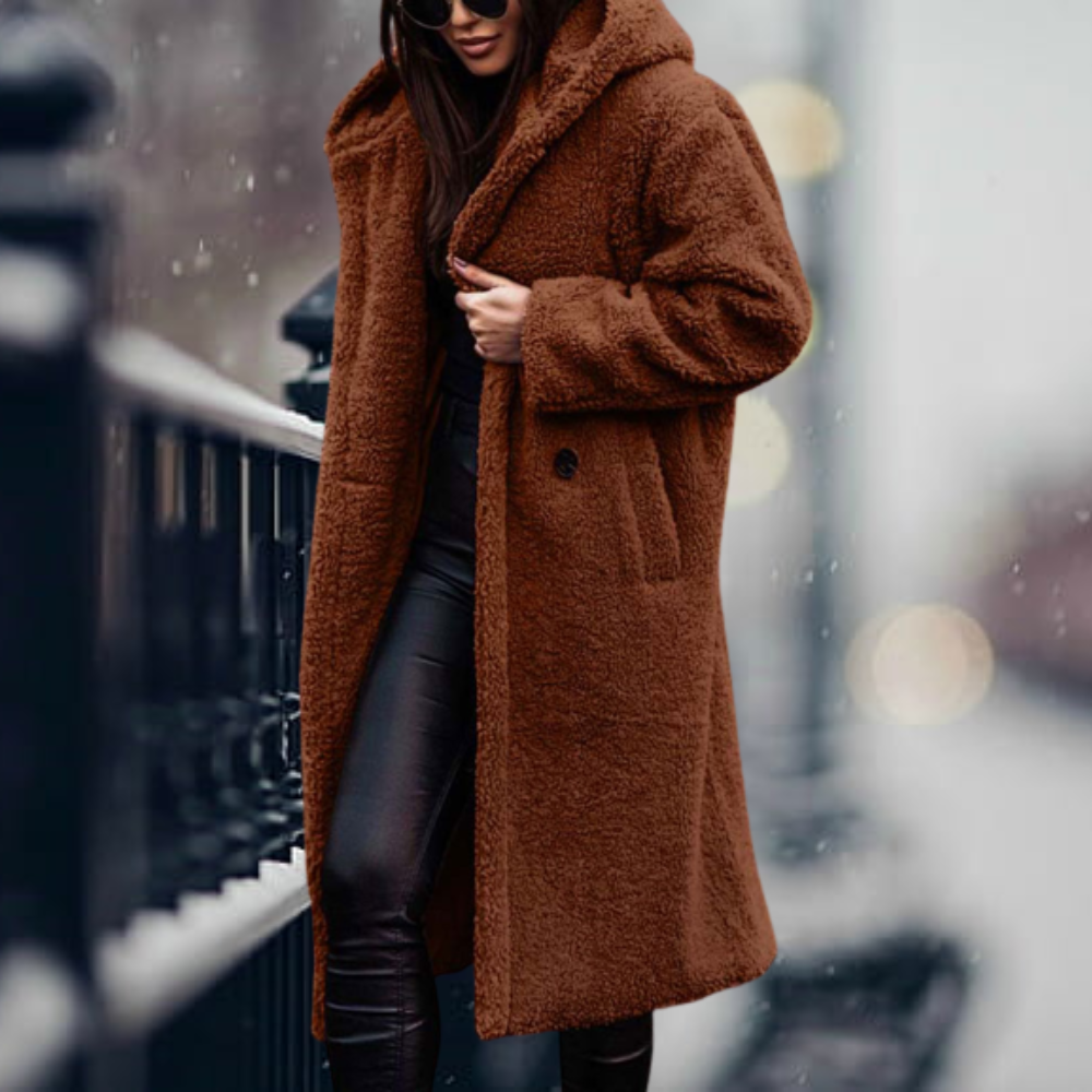 Jovaiah | Kuschelige Teddy-Winterjacke für Damen