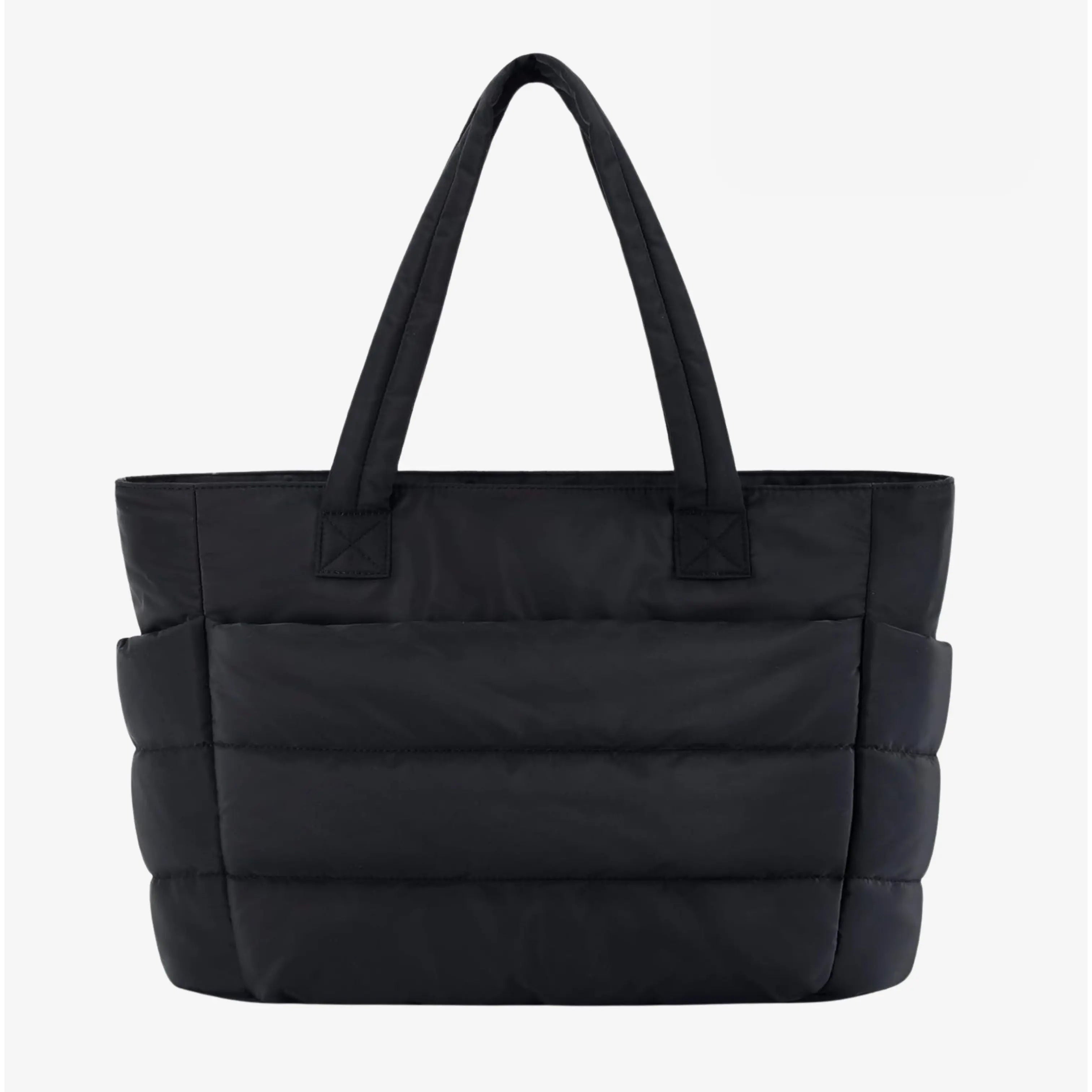 Lily | Gepolsterte Paneele Gesteppte Totetasche mit Seitentaschen