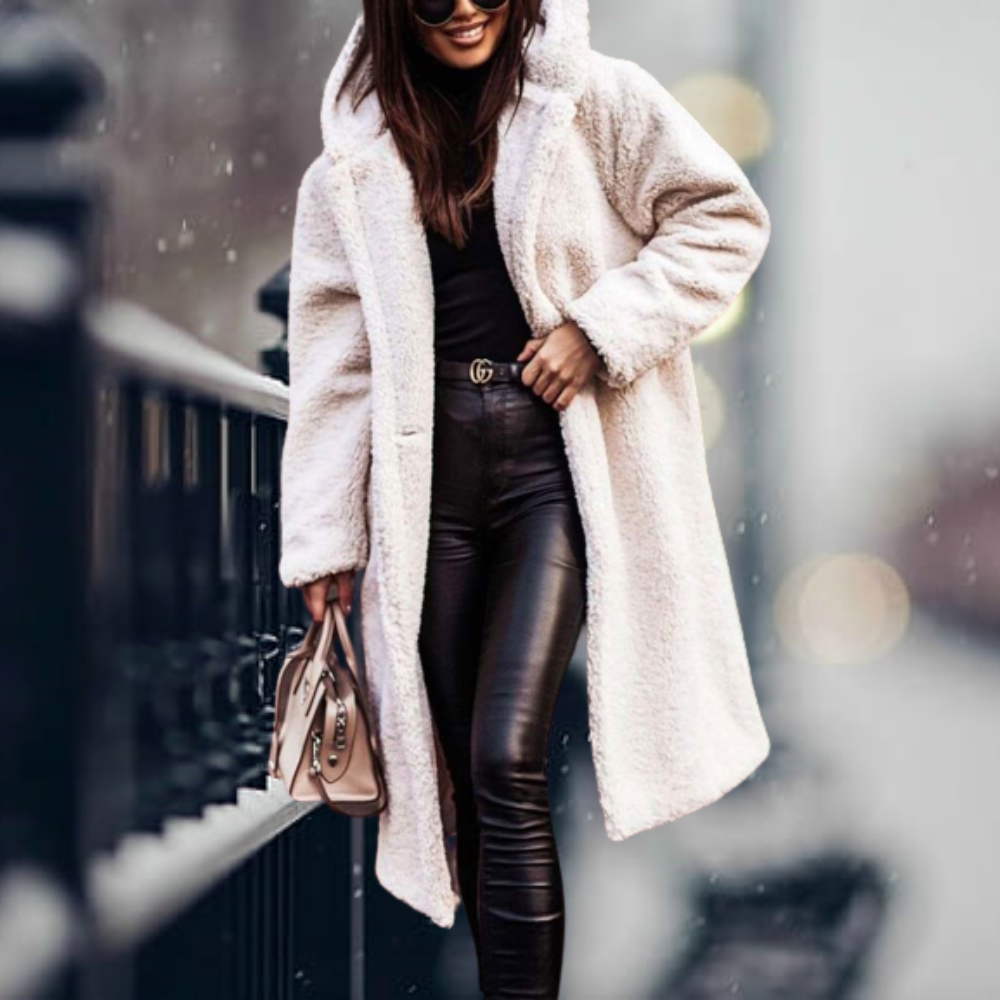 Jovaiah | Kuschelige Teddy-Winterjacke für Damen