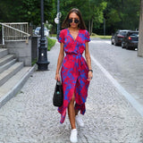 MADISON | V-Neck Dress with Bow Detail
