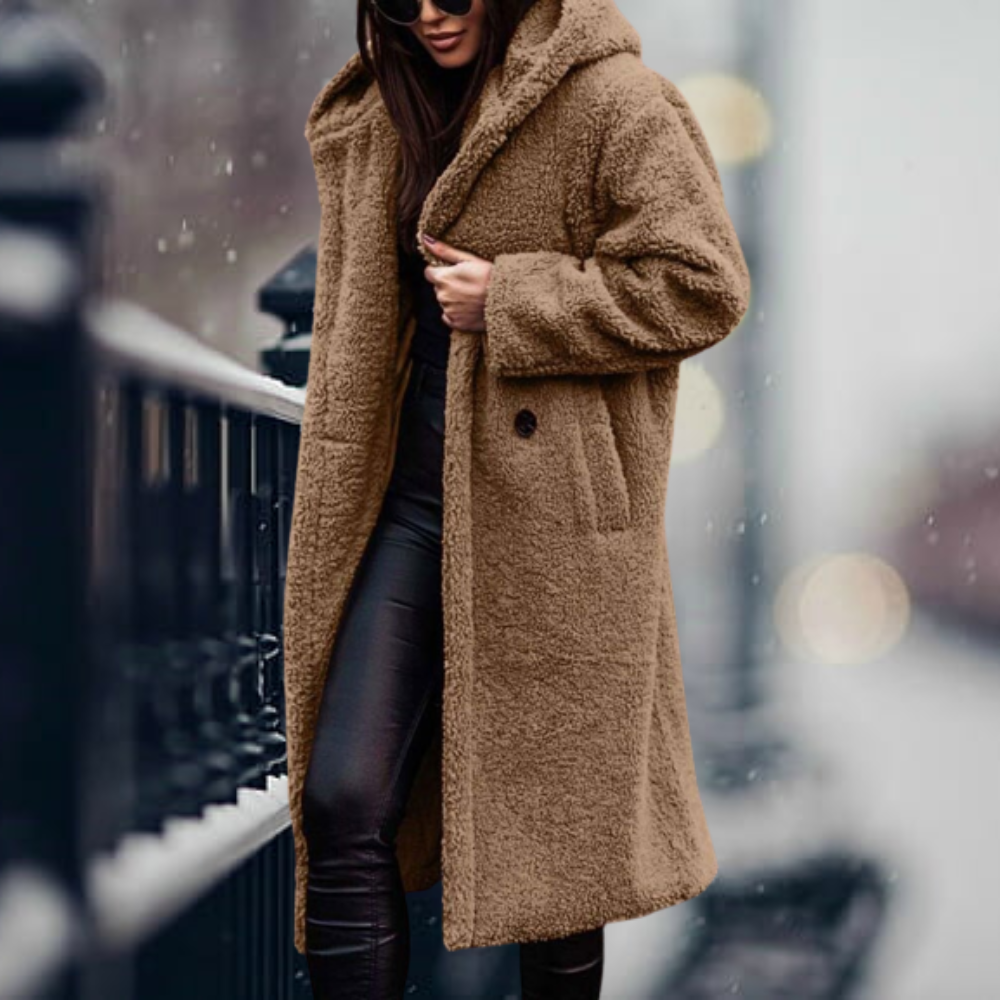 Jovaiah | Kuschelige Teddy-Winterjacke für Damen