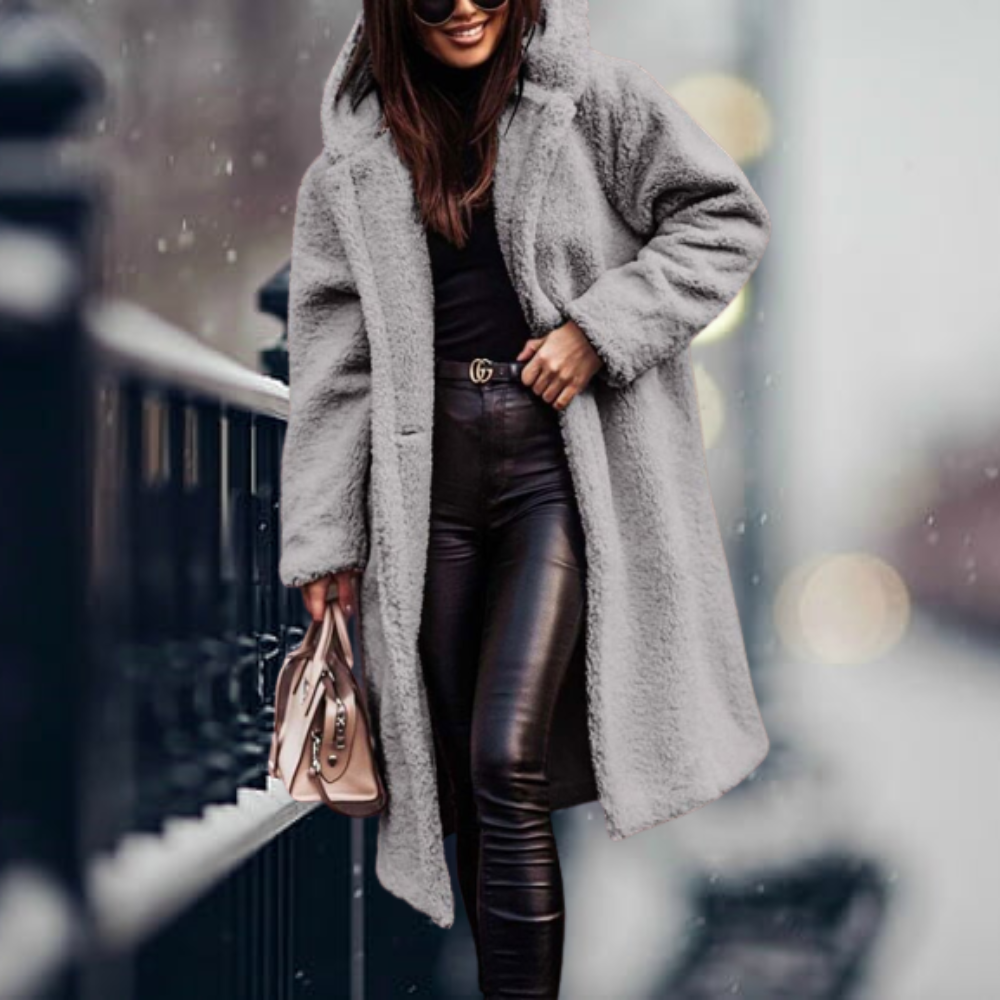 Jovaiah | Kuschelige Teddy-Winterjacke für Damen