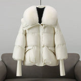 Gretl | Pufferjacke mit Kunstpelzkragen