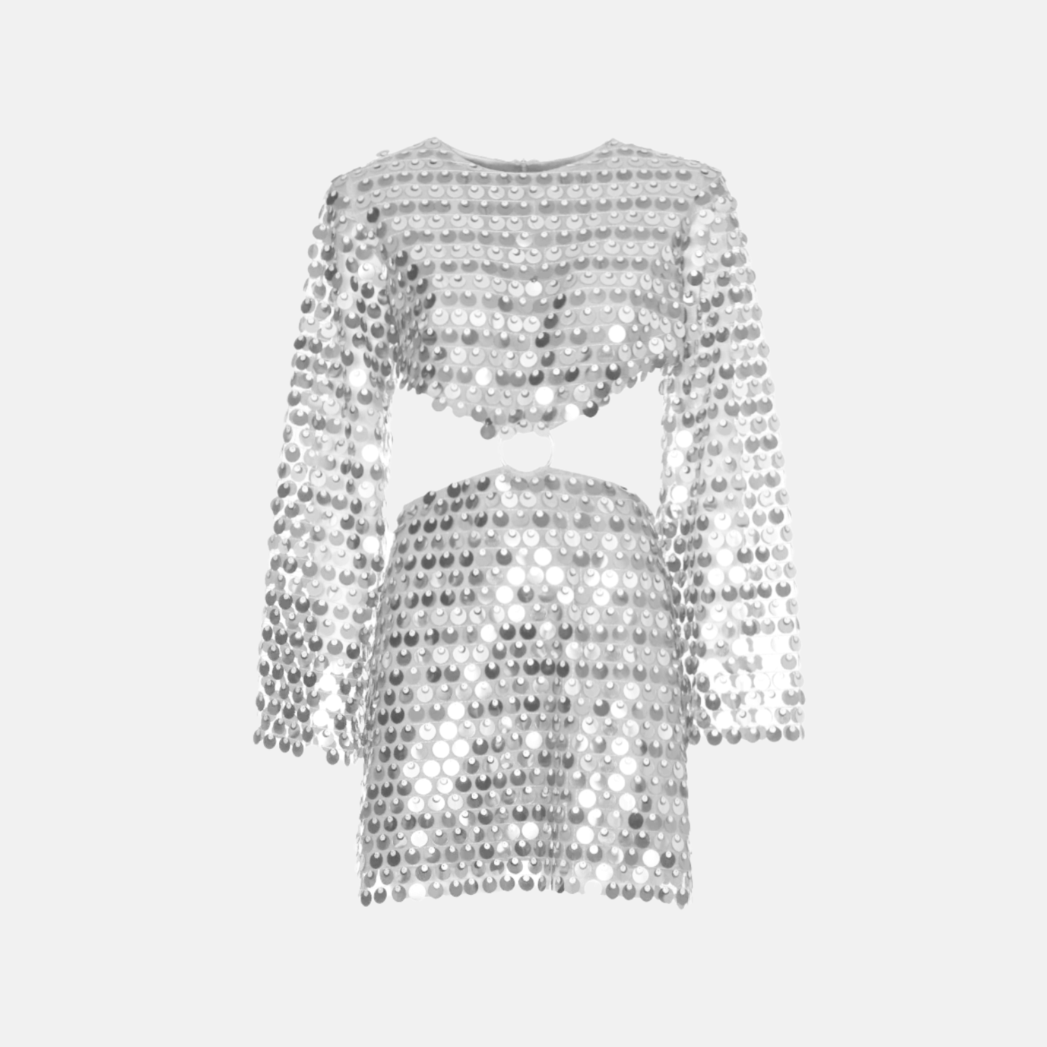 Beatrice - Pailletten Minikleid